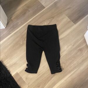 H&M Black Bike Shorts Stretchy Performance Wear